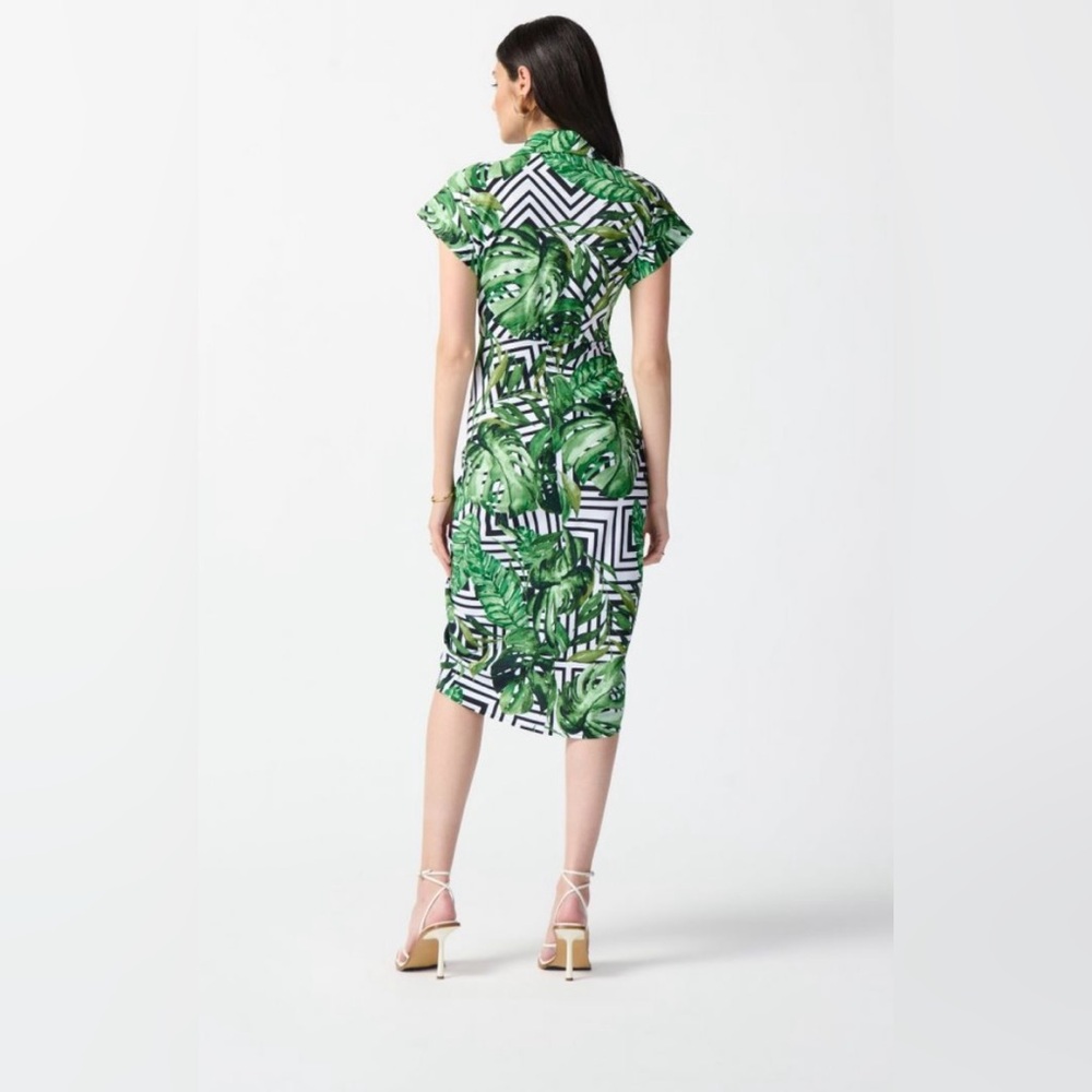 JOSEPH RIBKOFF TROPICAL 🌴 PRINT DRESS - Picture 4 of 11